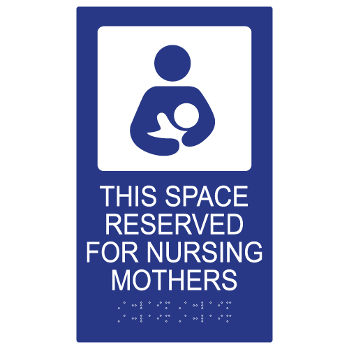 ADA Compliant Nursing Mothers Sign - 7x12