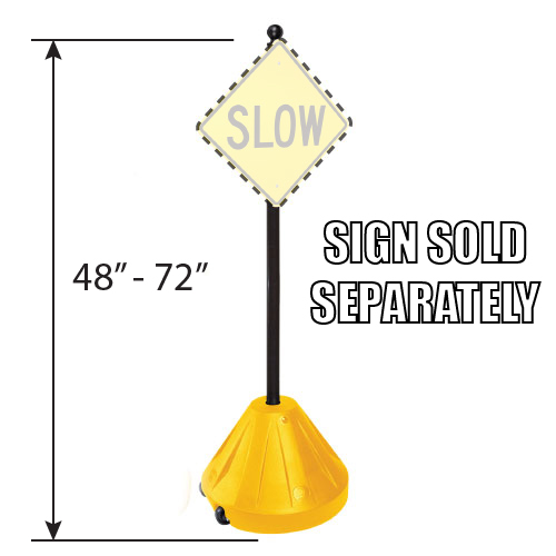 Portable Sign Post Base