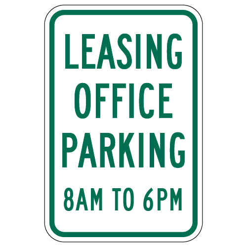 Hunter Green 18x18 Mission Style Future Resident Parking Sign STOPSignsAndMore