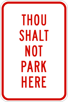 St John Signs: Don't Stop Believin' (Metal) | stjohncoastal