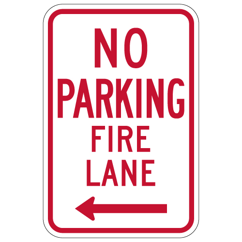 thumbnail image 2 of No Parking Anytime Sign – 9x12 Inches – Corrugated Plastic – Indoor/Outdoor Use 2 of 4