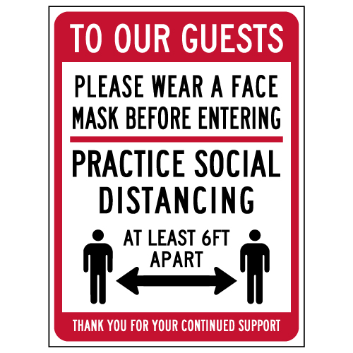 SOCIAL DISTANCING CO-VID MAXIMUM 3 PEOPLE IN SHOP WINDOW STICKER ANY COLOUR #03 