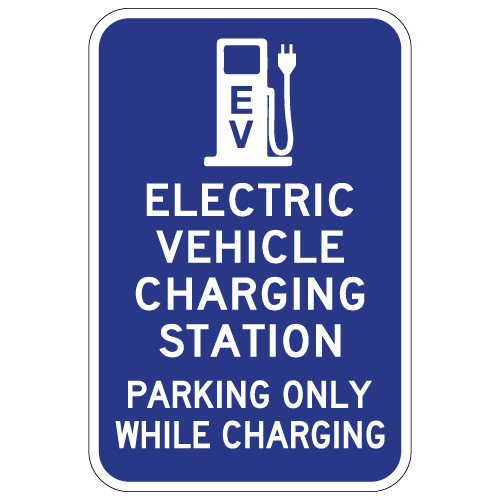 STOPSignsAndMore - Reflective 12x18 Green 3 Hour Time Limit Electric Vehicle Parking Sign Rust Free Aluminum 