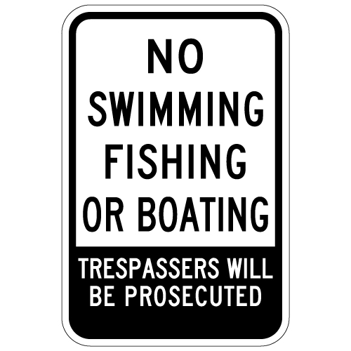 12 x 18 Business/Security Sign 3M Slow No Wake 
