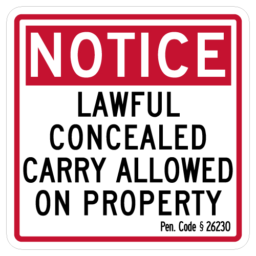 California SB2 Compliant Authorization Sign 8X8