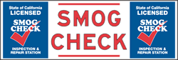 California SMOG CHECK Banner - Inspection And Repair Station - 72x24
