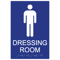 ADA Mens Dressing Room Sign - 6x9