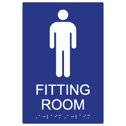 ADA Mens Fitting Room Sign - 6x9