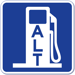 G66-22J (CA) Alternative Fuel Sign - 18x18