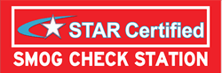 California STAR Certified Smog Check Station Banner - 72x24