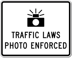 R10-18-MOD Traffic Laws Photo Enforced Sign - 30x24