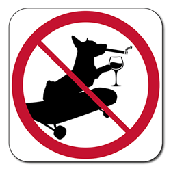 no dog sign