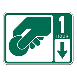 MUTCD Compliant R7-20 Parking Fee Station Sign - 24x18 - Reflective Rust-Free Heavy Gauge Aluminum