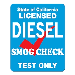 Diesel SMOG Check STAR Certified Station Sign - Single-Faced - 24x30