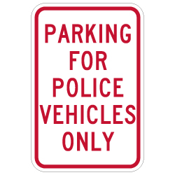 Vehicle Parking Sign