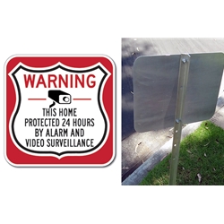 Shield Security Sign and Yard Stake Kit
