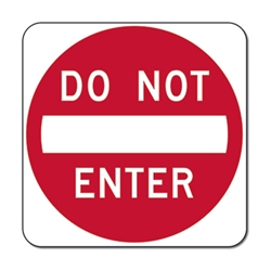 The MUTCD R5-1 Do Not Enter Sign - The Sign To Use Where Traffic Is Prohibited