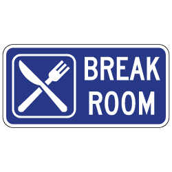 Printable On Break Sign