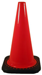 Traffic Cones in Stock for Fast Shipping: 3-Pack of 18-Inch Traffic Safety Cones