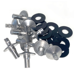 Aluminum Drive Rivets - 10 Pack - For Mounting Signs in Square Posts