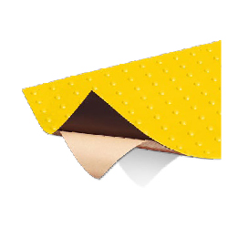 ADA Truncated Dome Bump Pads - 3x4 - Surface Applied Flexible Peel And Stick Dome Pads are designed for the visually impaired to feel the raised domes with their feet.