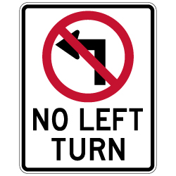 "No Turn Arounds" Do Not Enter Road Sign – 18x24 Inches, Reflective Aluminum, Made In USA By Sigo Signs - View #9